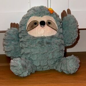Cuddly Sloth Plush Toy - Gray and Brown
